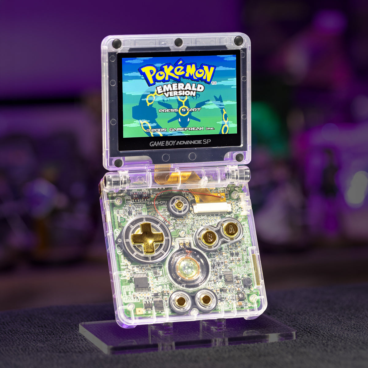 Game Boy Advance SP - Umbreon Edition - Retro Fit