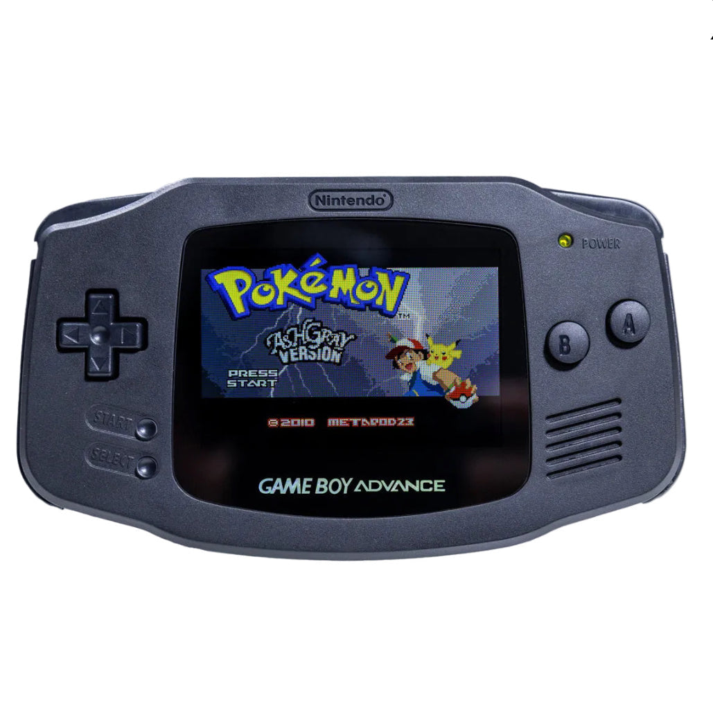 Game Boy Advance Triple Black | IPS V5 Backlit Screen | Refurbished - Retro Fit