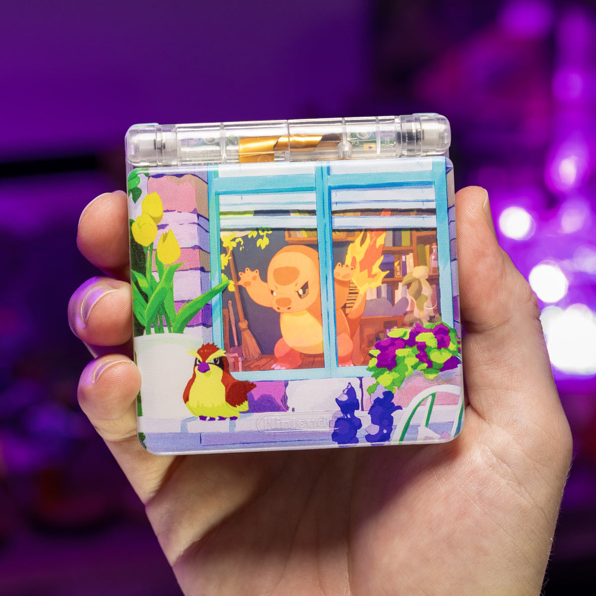 Game Boy Advance SP - Charmander 44 Edition - Retro Fit