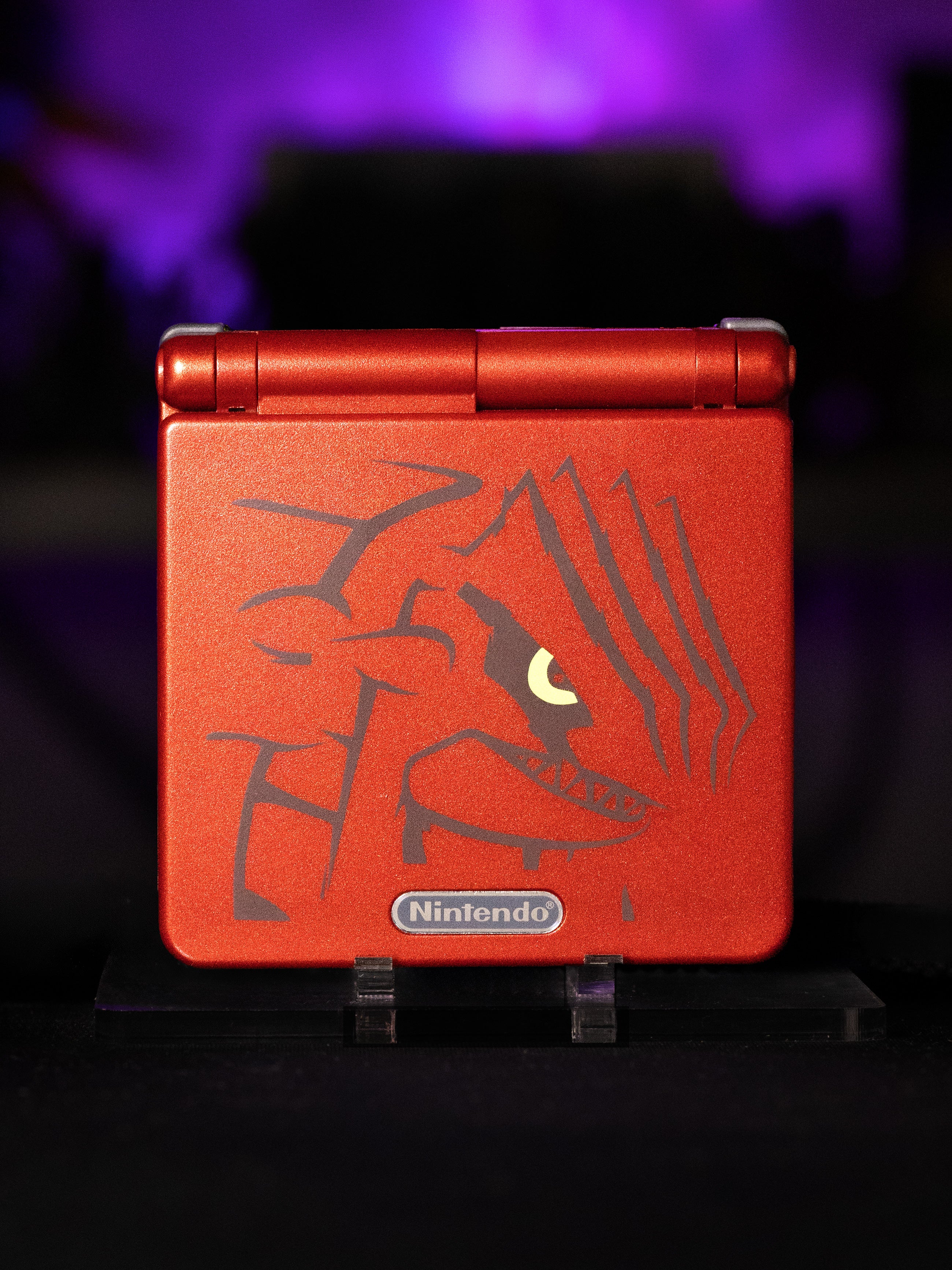 Game Boy Advance SP – Groudon Edition - Retro Fit