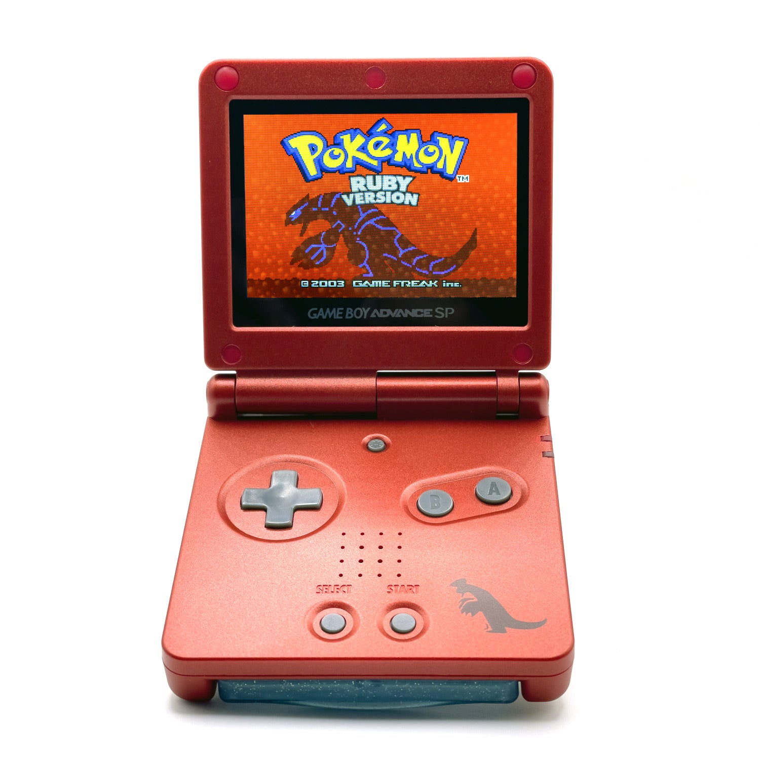 Game Boy Advance SP – Groudon Edition - Retro Fit