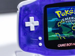 Refurbished Game Boy Advance Atomic Purple with IPS V5 backlit screen