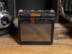 Refurbished Game Boy Advance SP Transparent Black Edition with IPS V5 screen