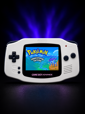Gameboy Advance Arctic White Edition with IPS V5 backlit screen