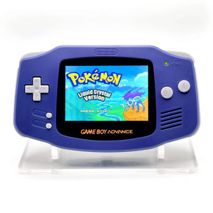 Classic Indigo Gameboy Advance with IPS V5 backlit screen