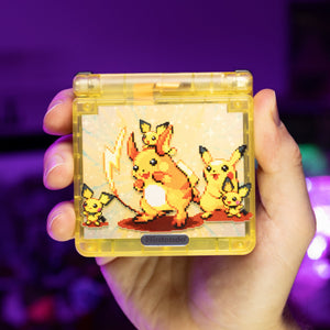 Game Boy Advance SP - Raichu Evolution Edition - Retro Fit