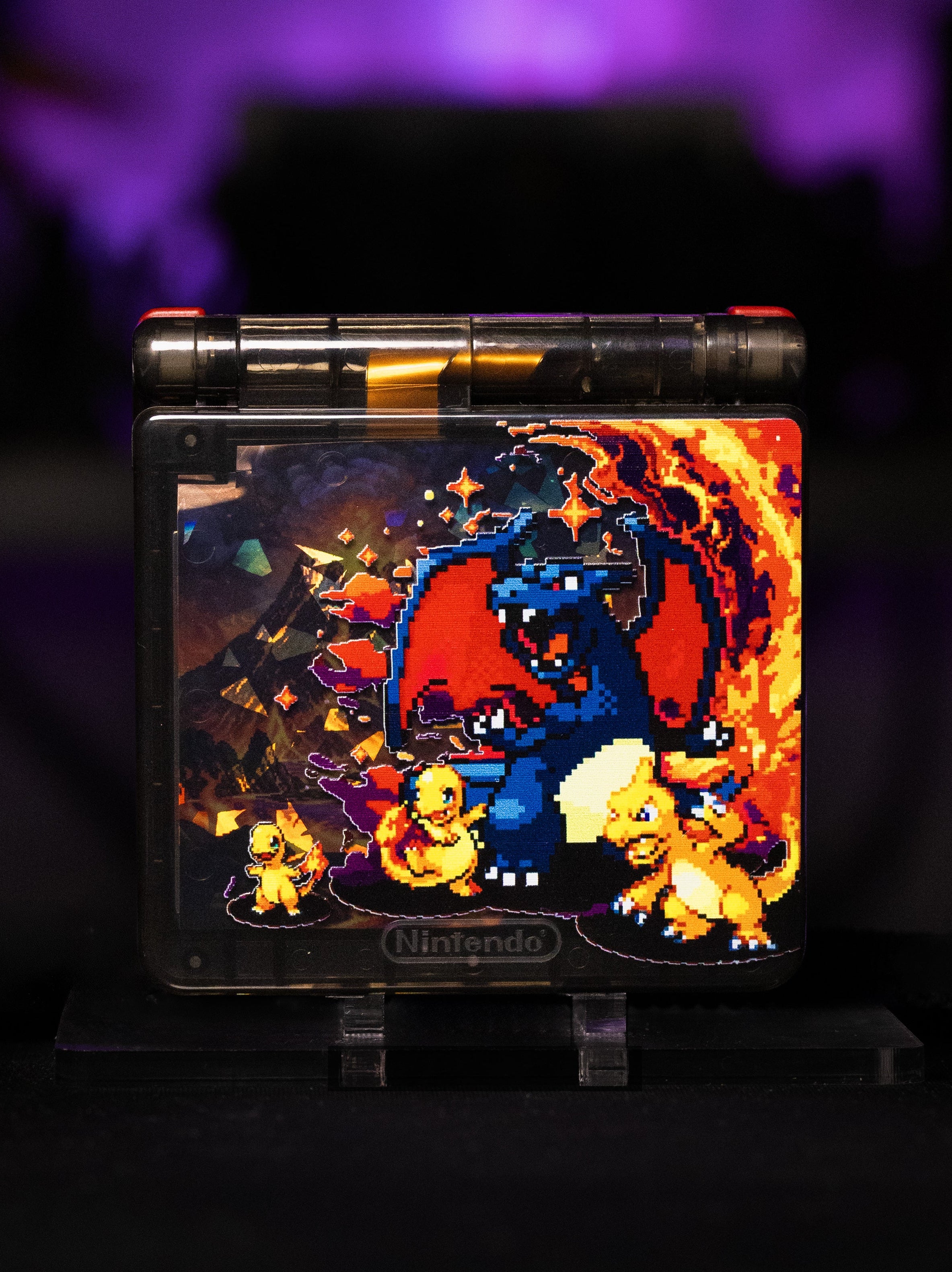 Game Boy Advance SP - Shiny Charizard Evolution Edition