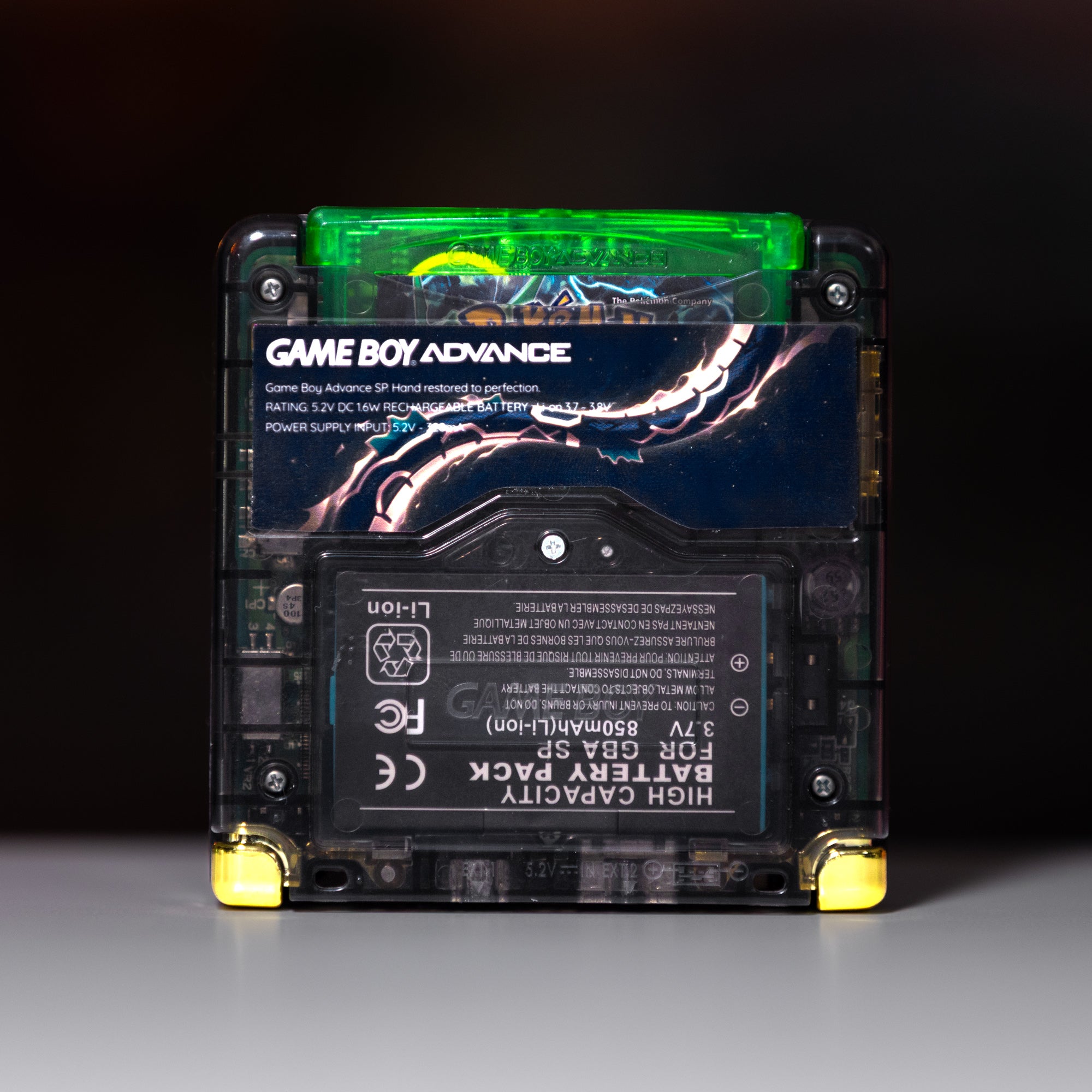 Game boy Advance SP - Premium Dark Rayquaza Design