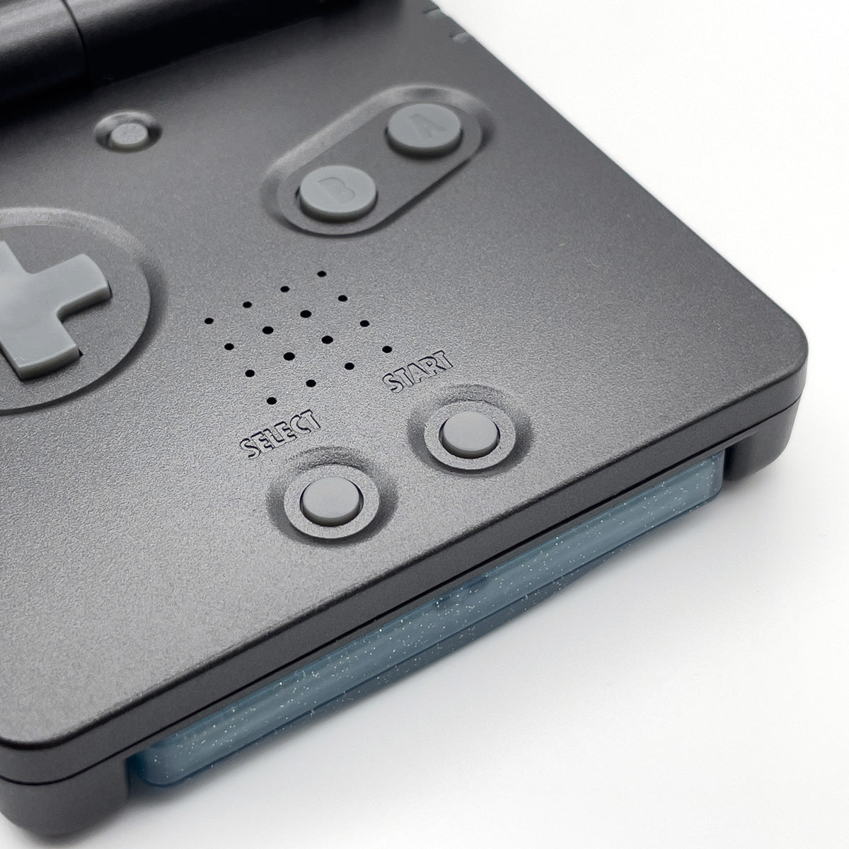 Game Boy Advance SP - Stealth Black Edition - Retro Fit