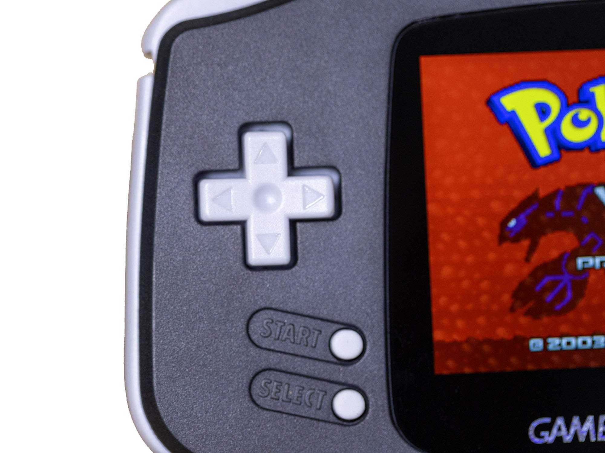 Refurbished Game Boy Advance Slate Grey Edition with 2025 IPS V5 backlit screen and ergonomic design