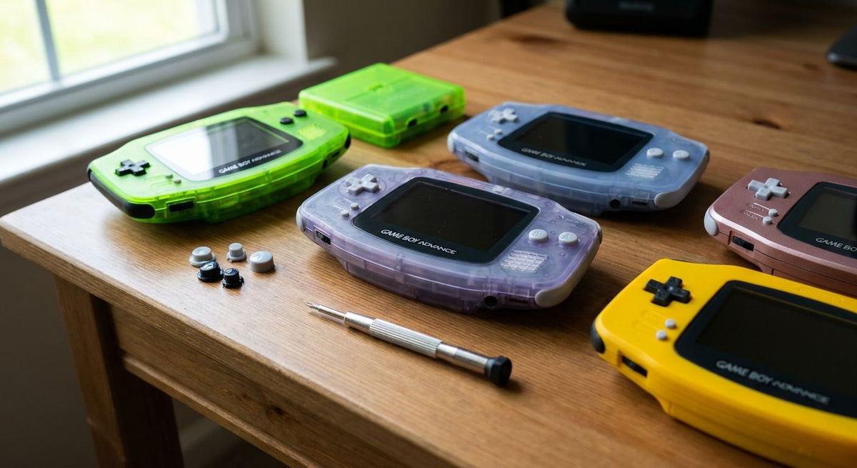 Best custom Game Boy Advance shell colours in 2026