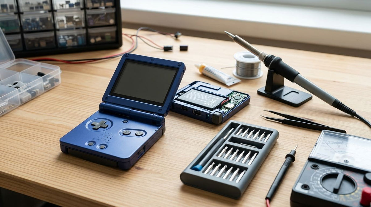 How to fix a Game Boy Advance SP that won't turn on