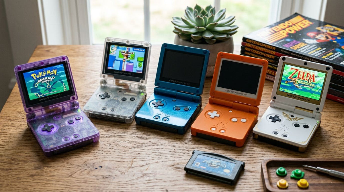 Best Game Boy Advance SP shell colours in 2026