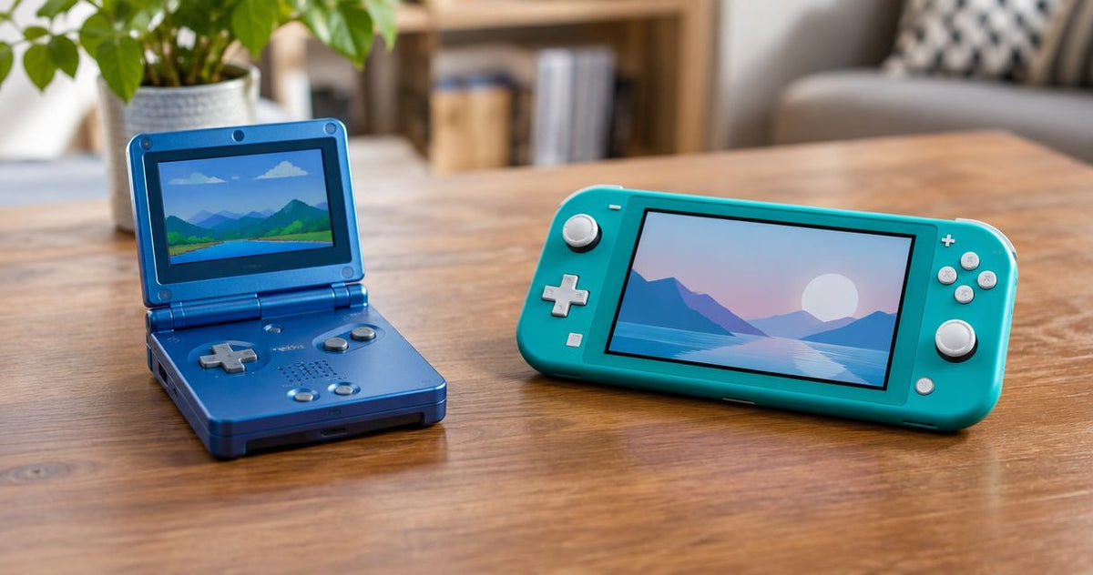 Is a Game Boy Advance SP better than a Switch Lite for retro gaming?