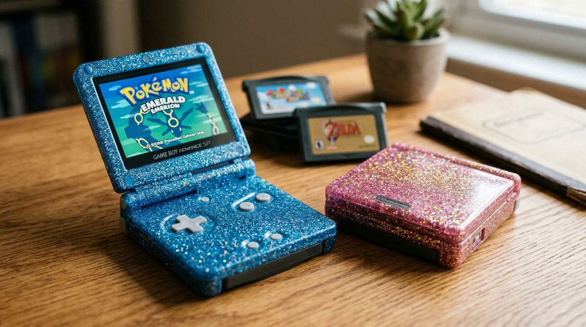 Best Game Boy Advance SP glitter shell editions in 2026