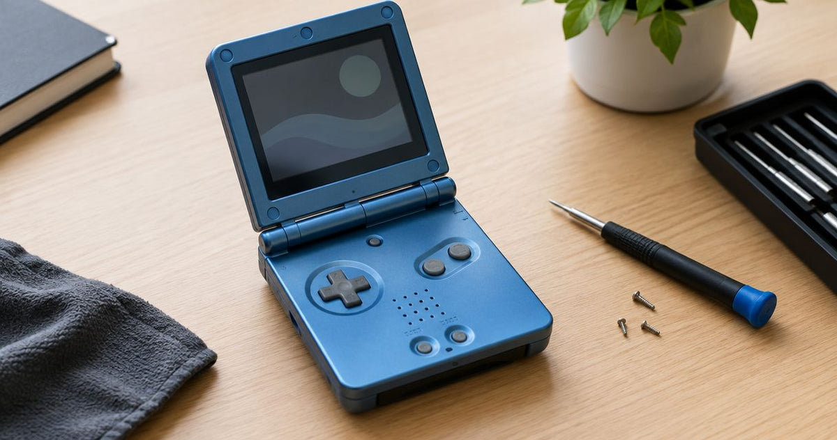 How to fix a Game Boy Advance SP with a dim or flickering screen