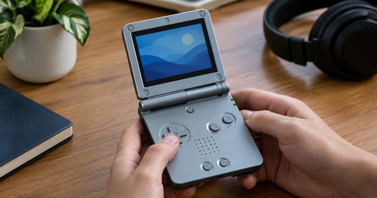 Can a Game Boy Advance SP's IPS screen brightness be dimmed to save battery?