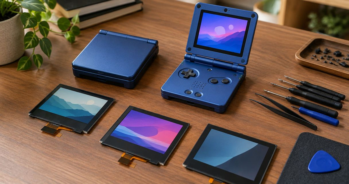 Best Game Boy Advance SP screen kits ranked by install ease 2026