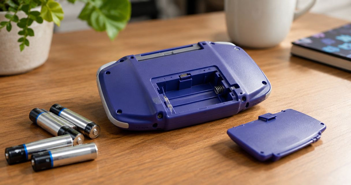How long do AA batteries last in an original Game Boy Advance?