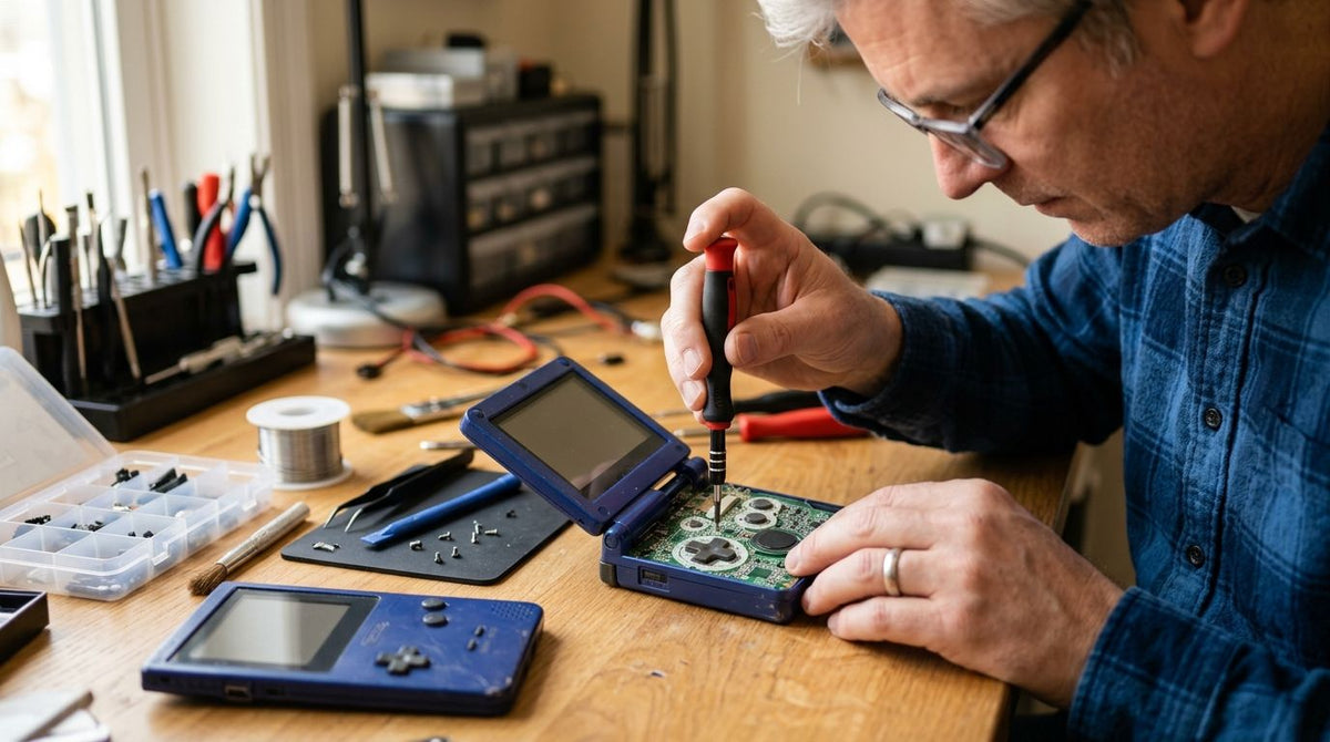 How to fix Game Boy Advance SP D-pad drift