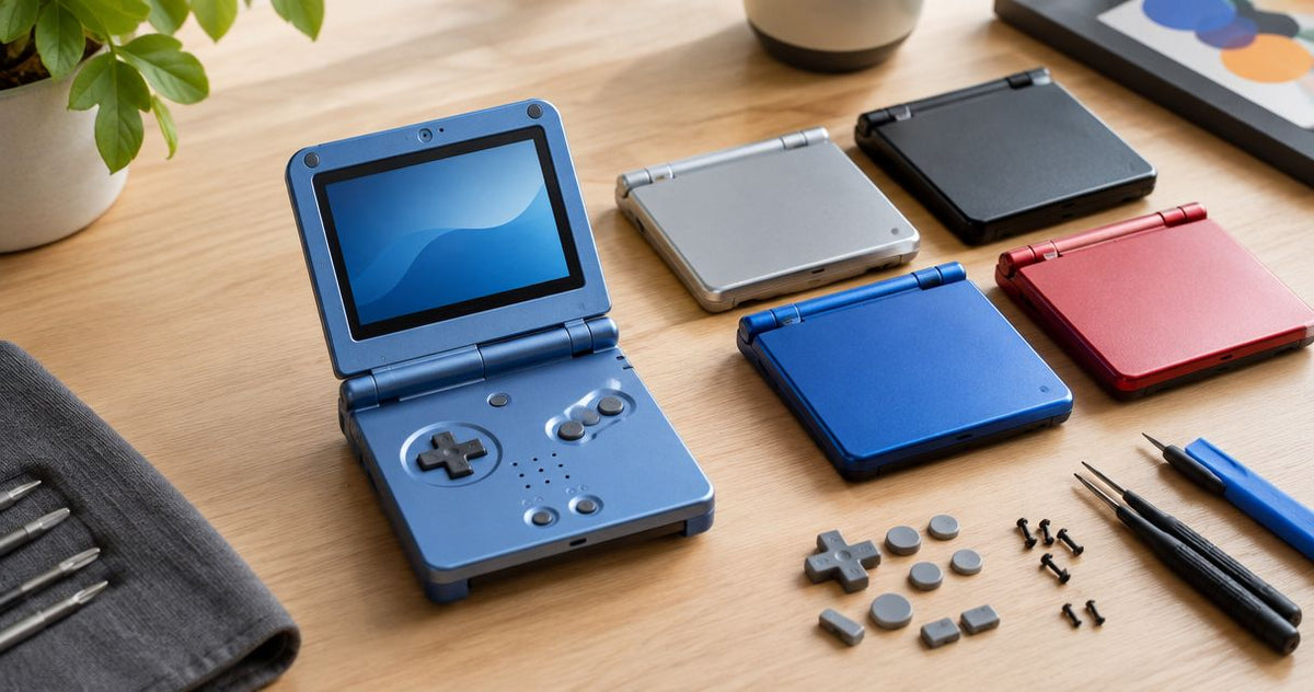 How much does a Game Boy Advance SP shell replacement cost?