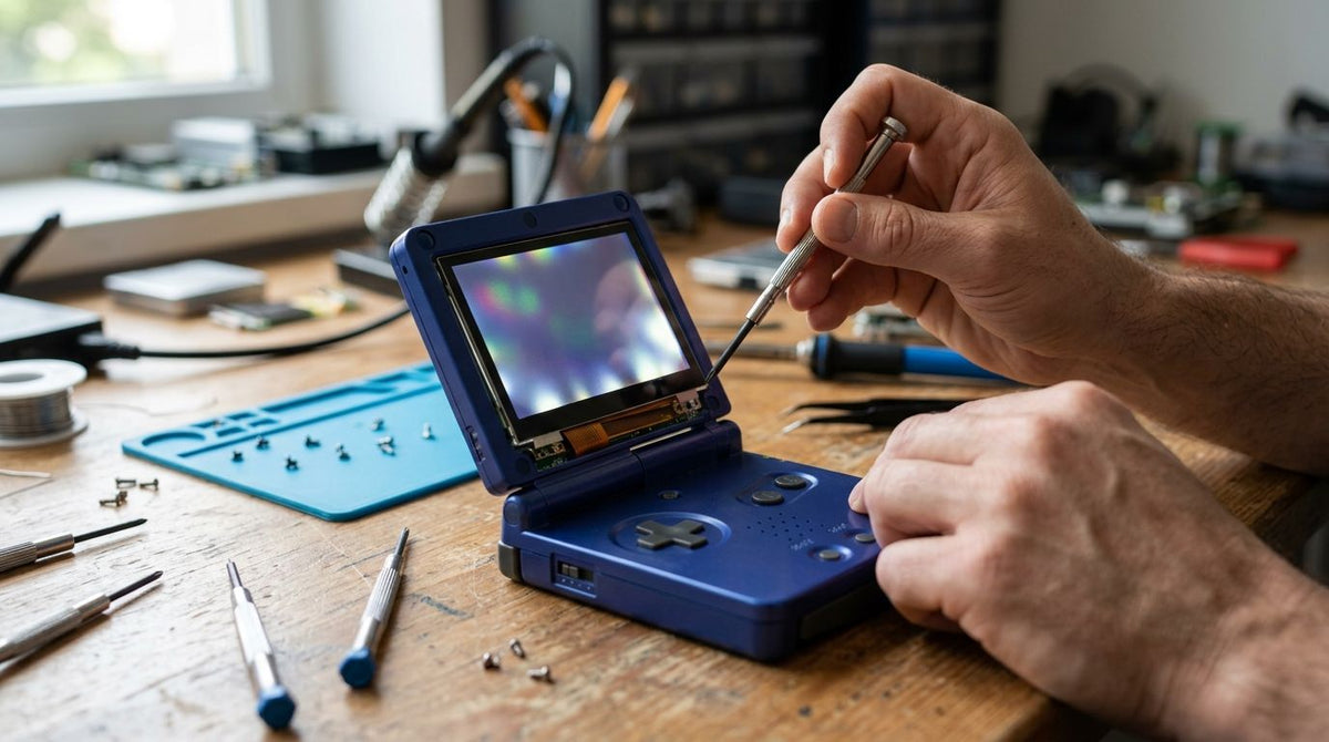 How to fix Game Boy Advance SP screen bleed