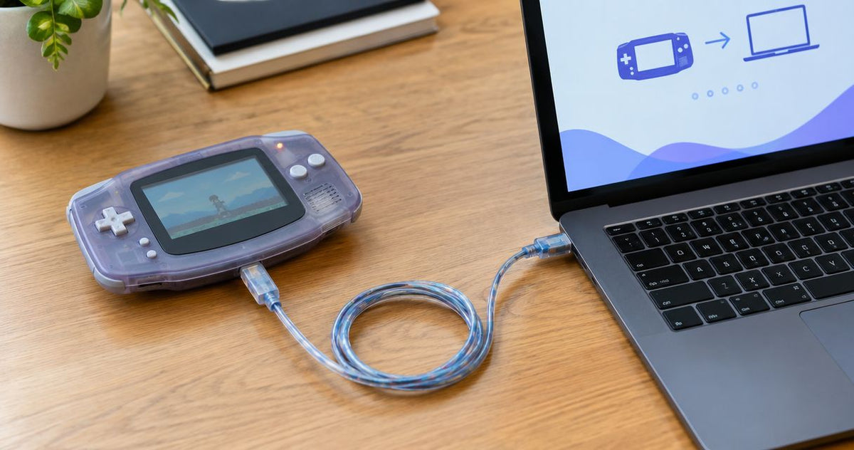 Backing up Game Boy Advance saves to a PC via link cable