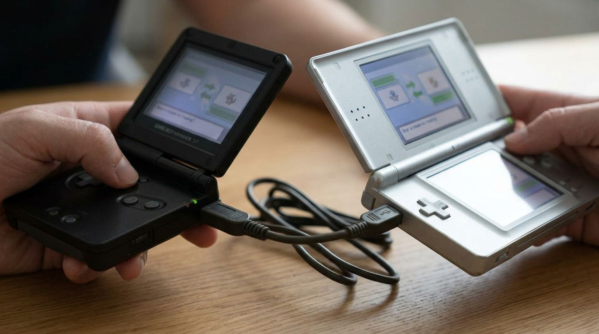 How to trade Pokemon between a Game Boy Advance SP and Nintendo DS