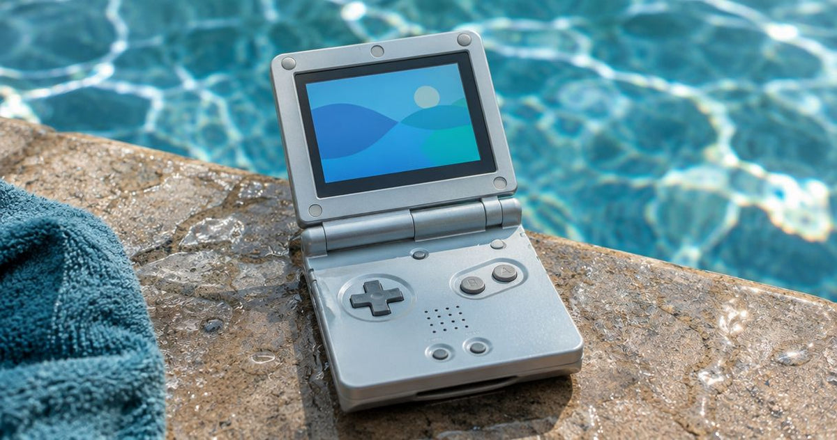 Is a Game Boy Advance SP waterproof?