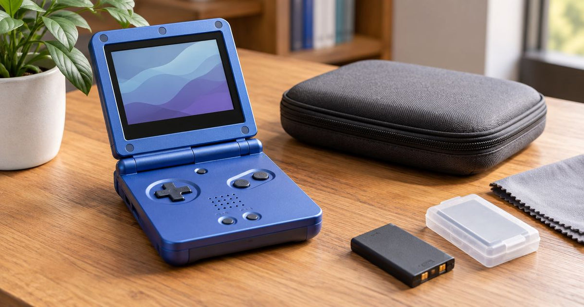 How to store a Game Boy Advance SP long term without battery damage