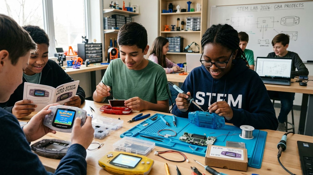 Game Boy Advance mod kits for STEM classrooms: complete 2026 guide