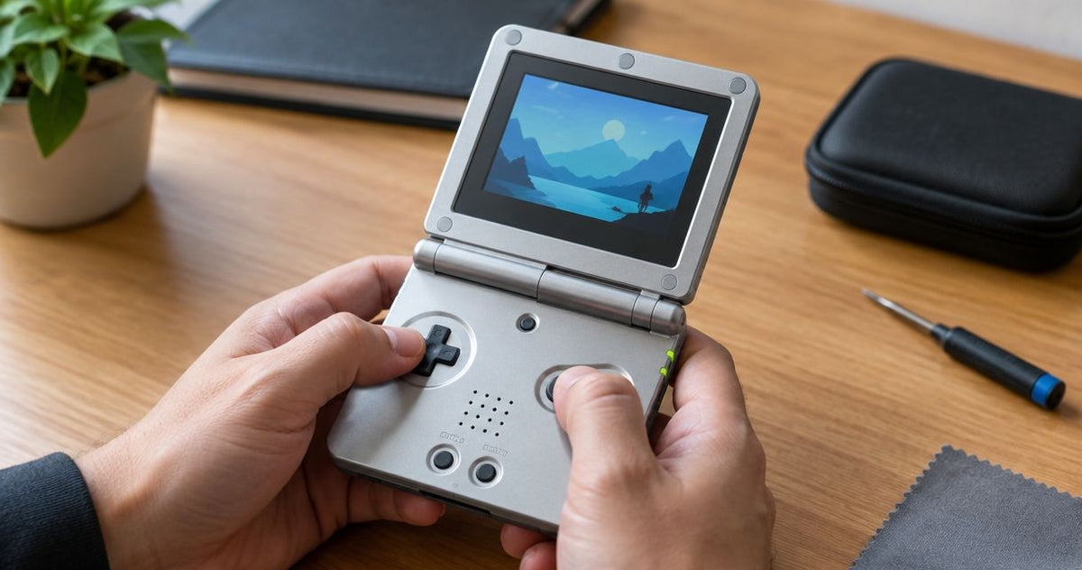 How to know if a secondhand Game Boy Advance SP has stick drift before buying