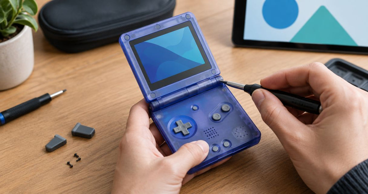 Can a Game Boy Advance SP's shoulder buttons be replaced if worn out?
