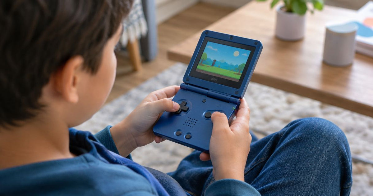 Is a modded Game Boy Advance SP safe for kids to use?