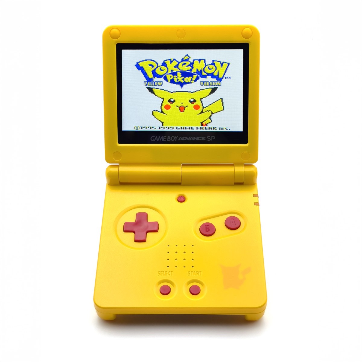 Nintendo Game Boy Advance SP 2025 IPS V5 Screen Upgrade Pikachu Face Edition