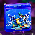 Game Boy Advance SP - Blastoise Evolution Edition - Retro Fit