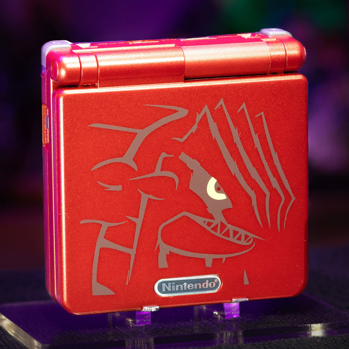 Game Boy Advance SP – Groudon Edition - Retro Fit