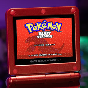 Game Boy Advance SP – Groudon Edition - Retro Fit