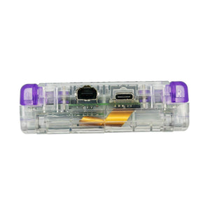 Ancient Mew edition Game Boy Advance SP with transparent cosmic design