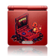 Game Boy Advance SP Charmander edition with IPS V5 backlit screen