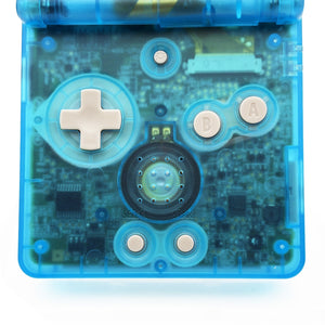 Dragonite edition Game Boy Advance SP with custom Dratini artwork and IPS V5 display