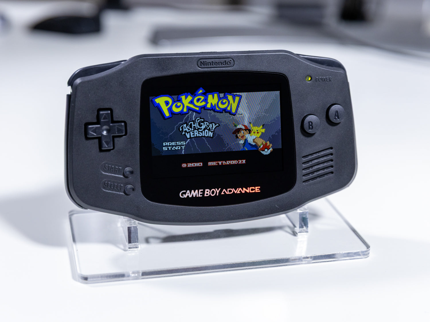 Game Boy Advance Triple Black | IPS V5 Screen | All-Black GBA