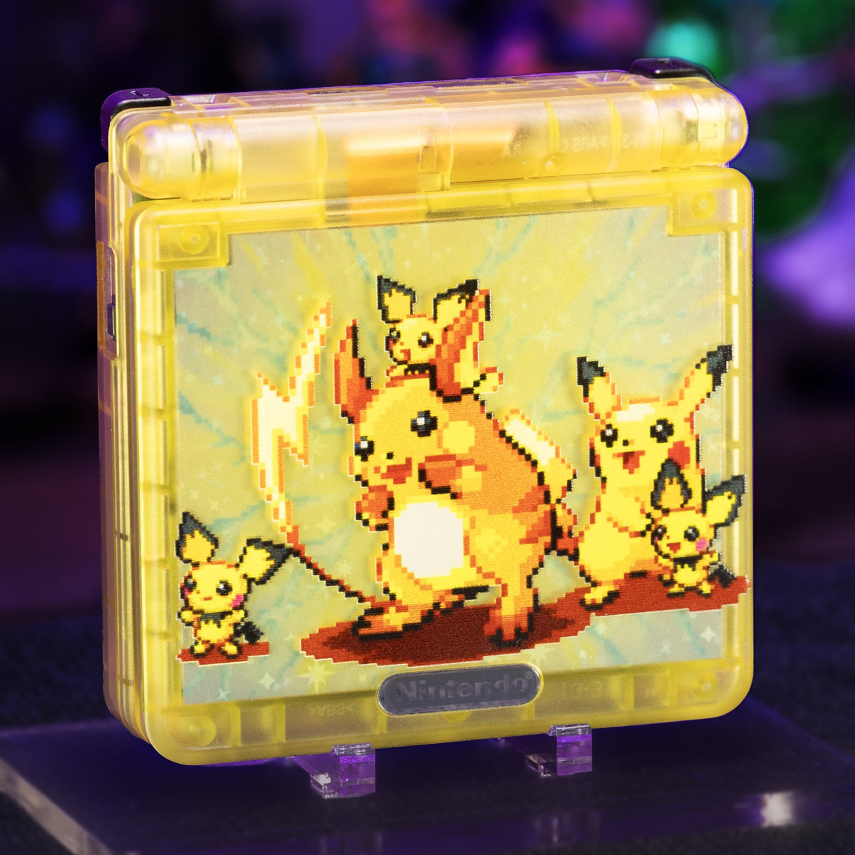 Game Boy Advance SP - Raichu Evolution Edition - Retro Fit