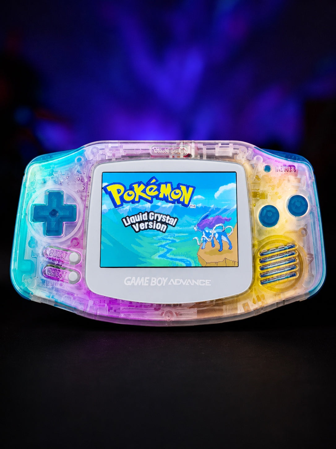 Game Boy Advance 2025 Iridescent Pearl Edition with IPS V5 screen upgrade