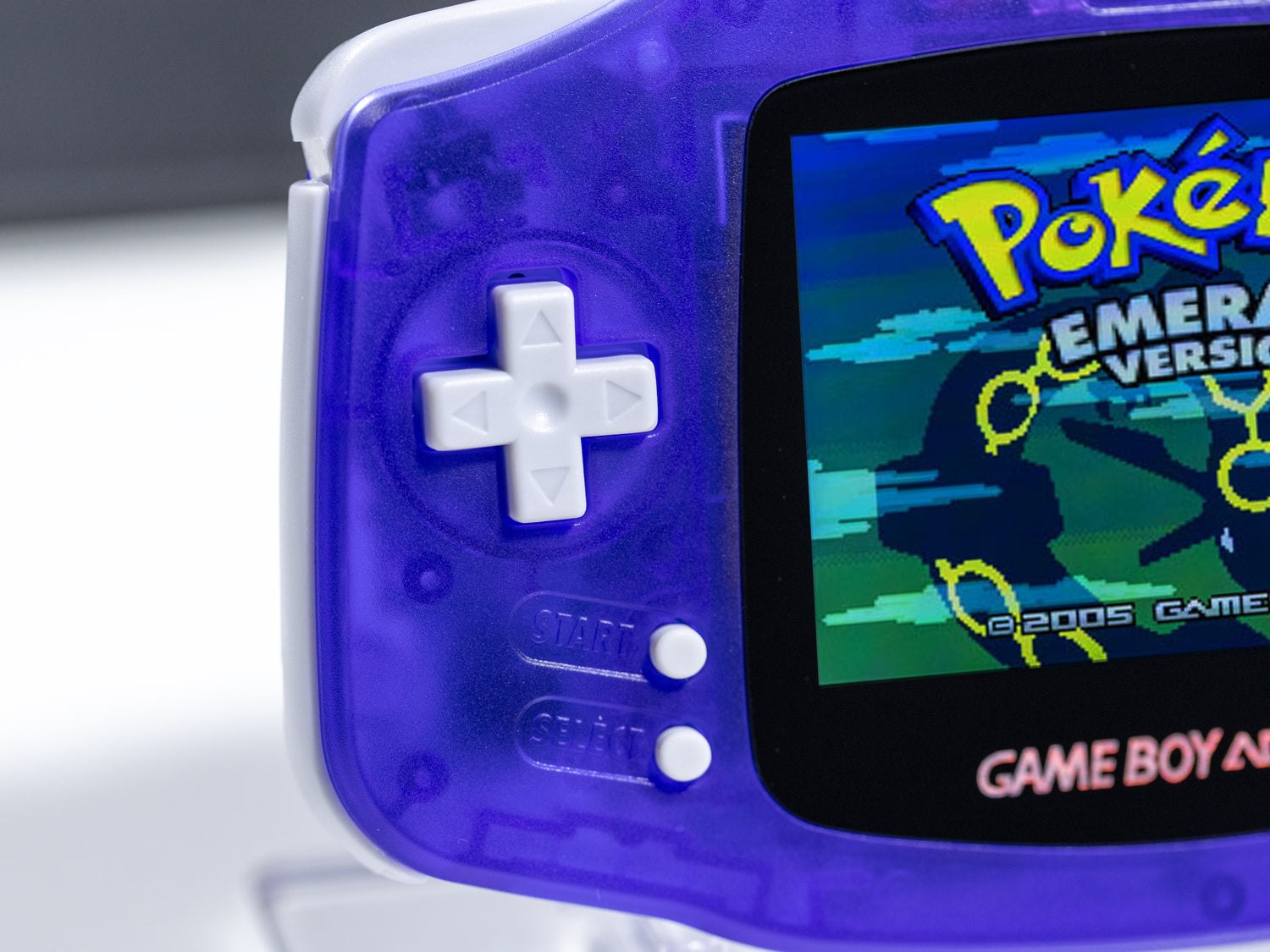Refurbished Game Boy Advance Atomic Purple with IPS V5 backlit screen
