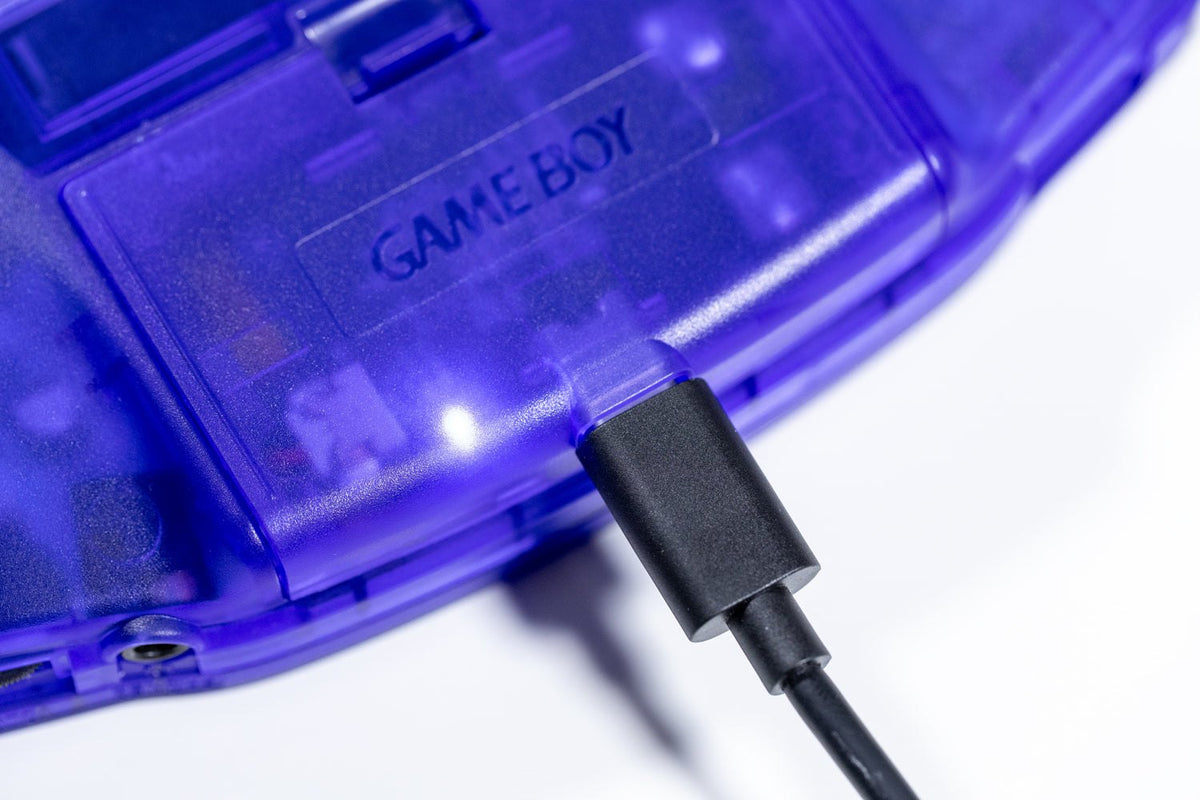 Refurbished Game Boy Advance Atomic Purple with IPS V5 screen