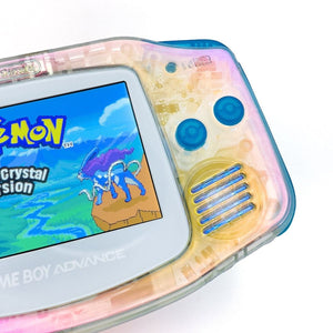 Game Boy Advance Iridescent Pearl Edition 2025 with IPS V5 screen