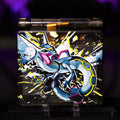 Game Boy Advance SP with Dark Rayquaza custom design and IPS V5 screen