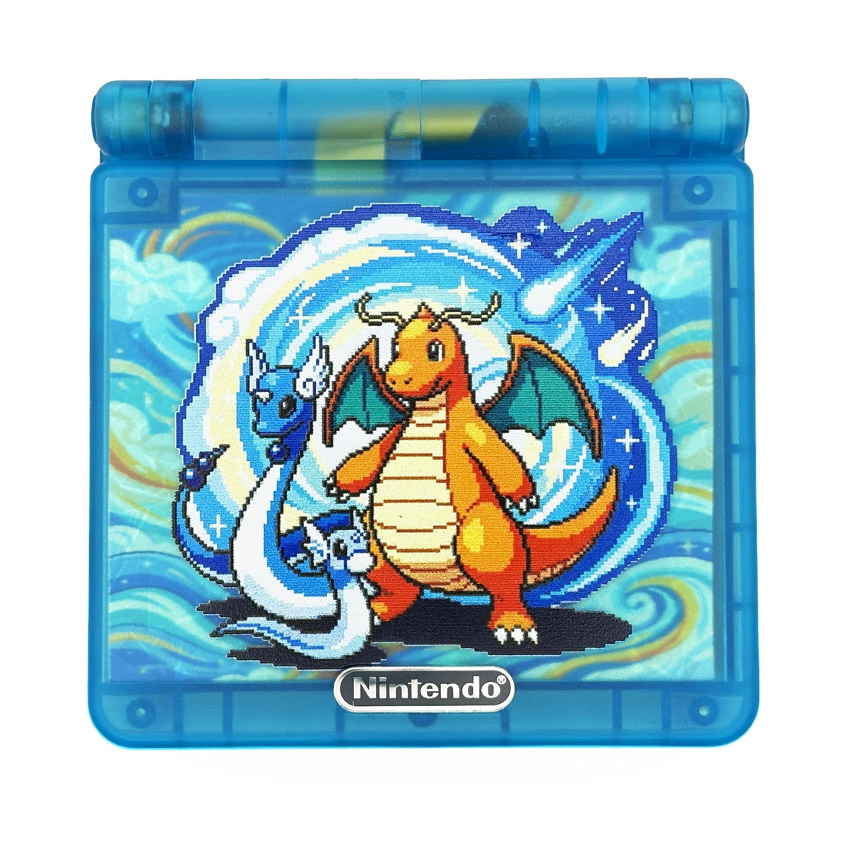 Dragonite Edition Game Boy Advance SP with IPS V5 display