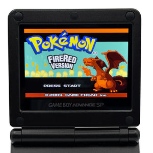 Stealth Black Edition Game Boy Advance SP with IPS V5 display